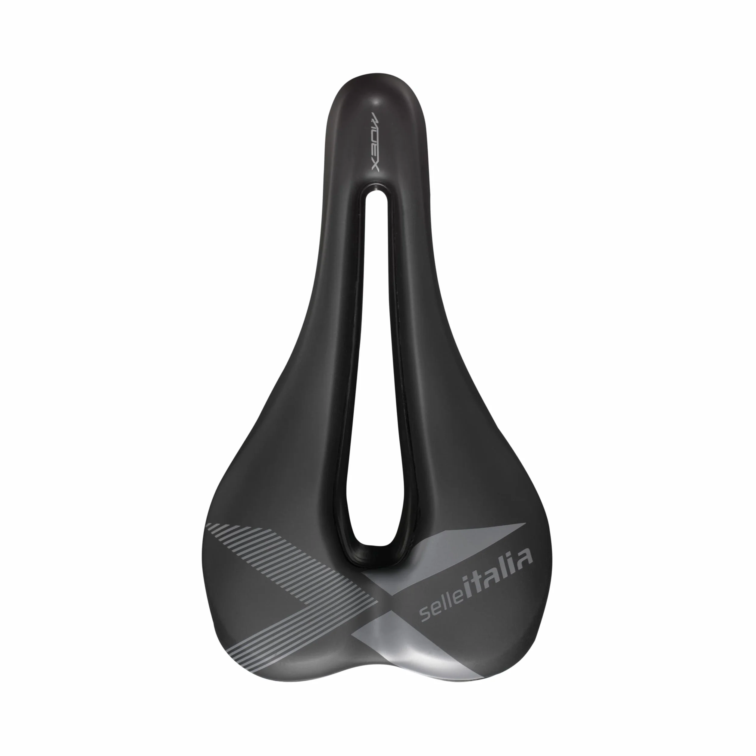 Selle Italia X-Bow Superflow - Sillín de Bicicleta de Montaña, Trekking, Enduro, E-Bike, E-Mountain Bike, Agujero Anatómico, Cuadro Aleación FeC, Amortiguadores