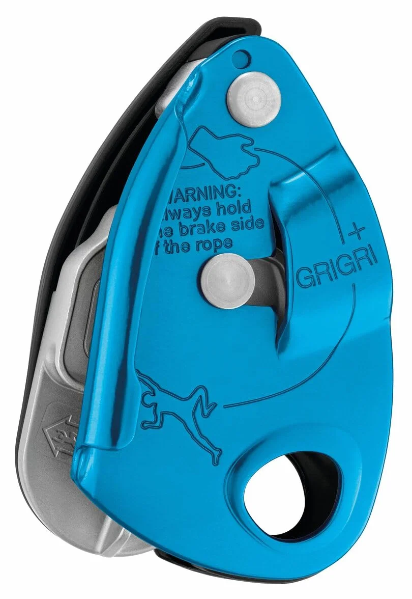 Petzl GRIGRI Dispositivo de sujeción con bloqueo asistido por leva y mango antipánico