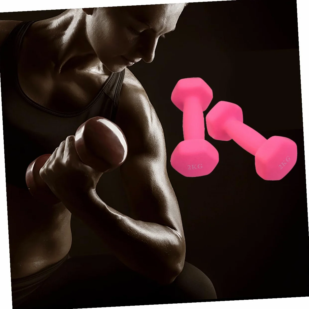 BESPORTBLE Par campana recubierto de vinilo campanas tontas forma hexagonal mancuerna de fitness dama pesas mancuernas barra con pesas mujeres con pesas yoga mancuerna pequeña hombre