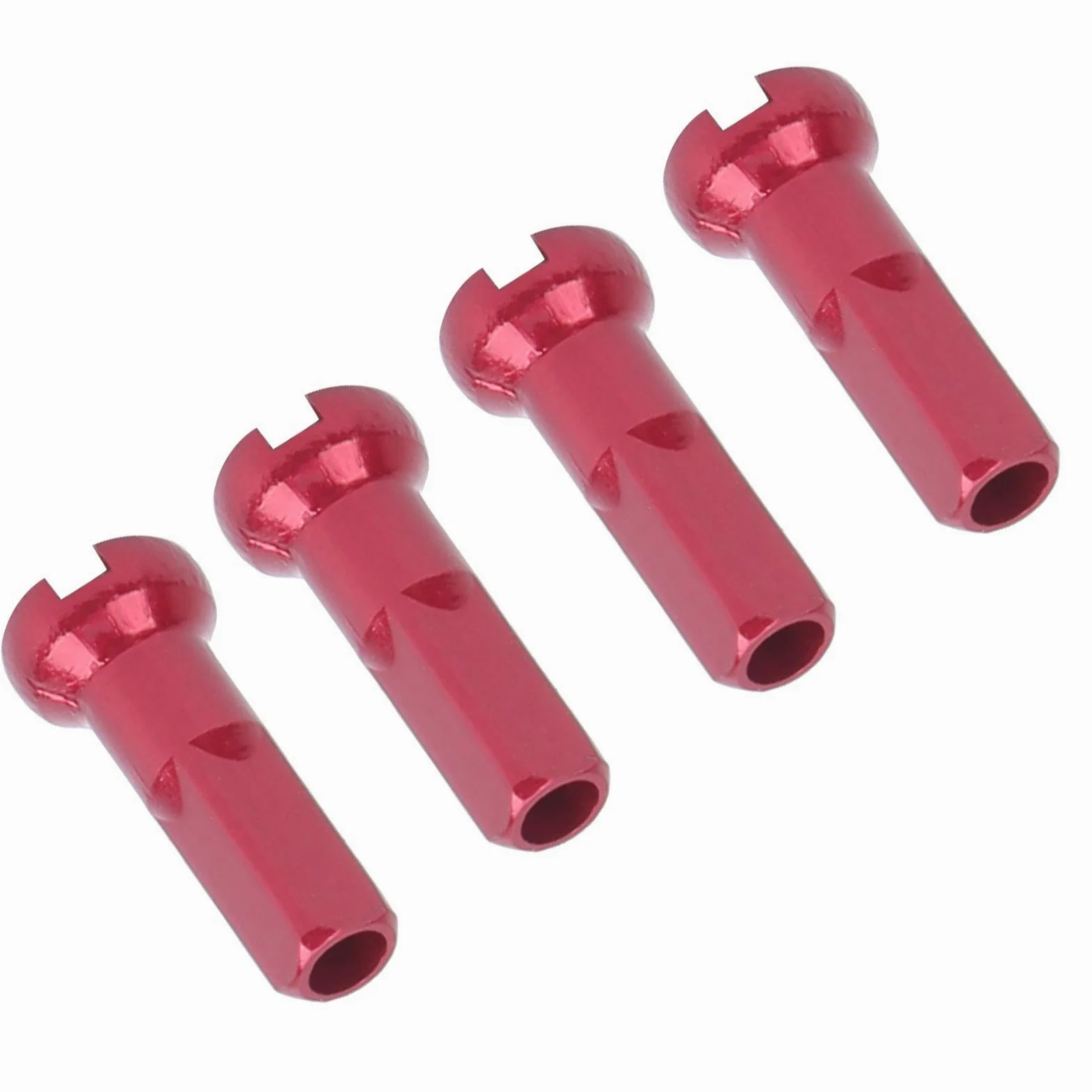 Keenso Pezones de radios de Bicicleta, 100 Piezas de aleación de Aluminio Casquillo de radios de Bicicleta Pezones de radios de Bicicleta Cubierta de radios Accesorio de Ciclismo
