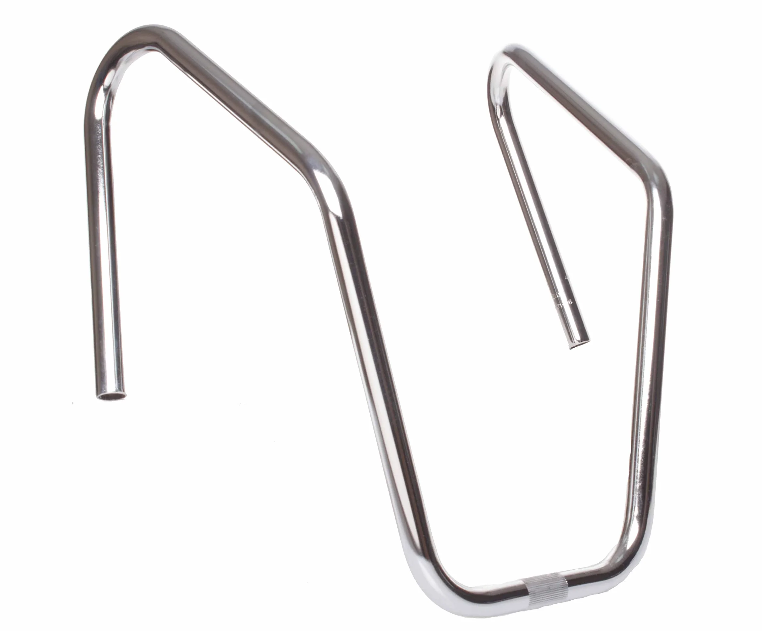manillar bicicleta chopper playera cruiser cuelga monos con rabit ears 22,2x 450mm altura 400mm acero (plateado)