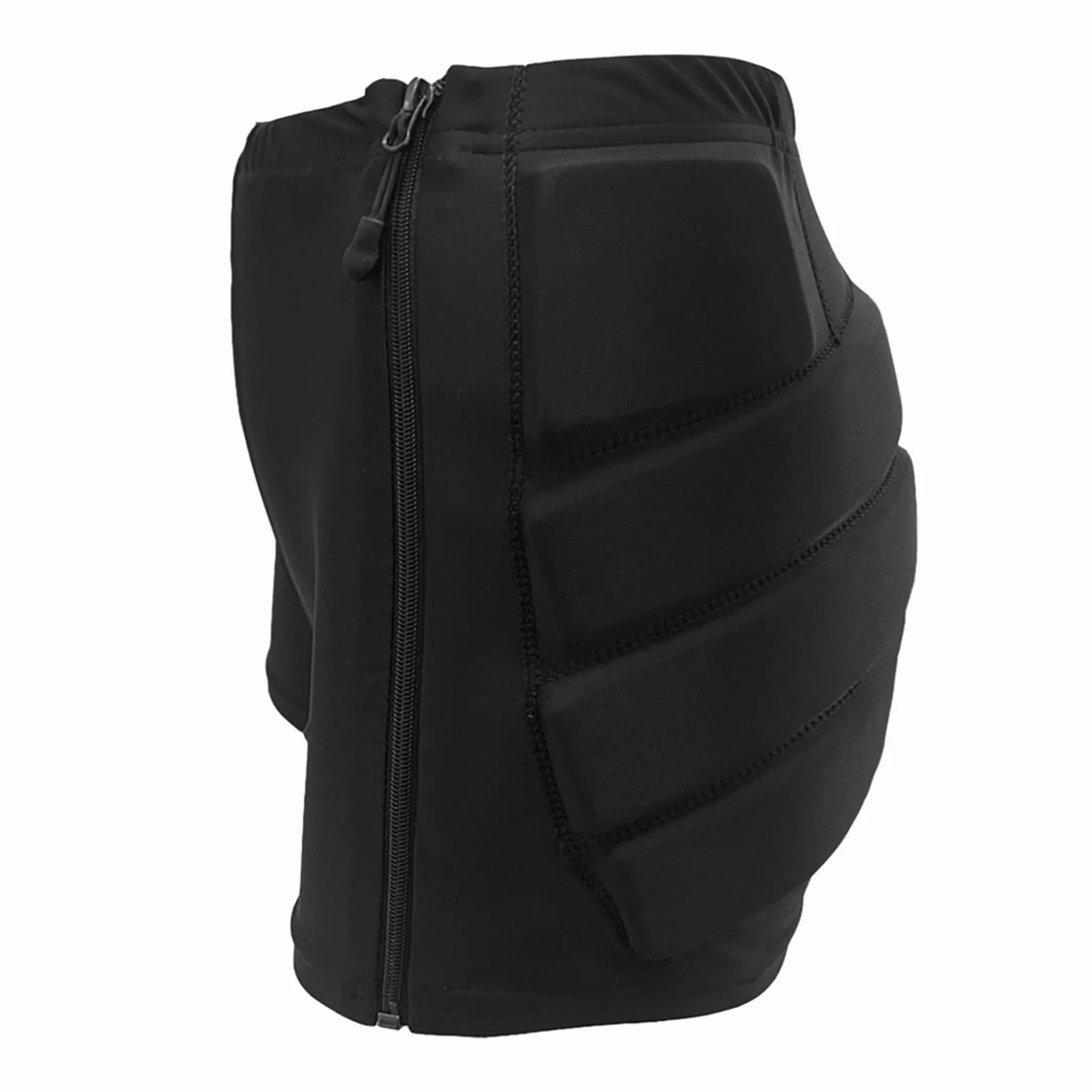 Padres de protección de Cadera para niños Pantalones Cortos y Nalgas de Seguridad para Patinaje de Hielo Tela Estirable Transpirable, Cremallera fácil, Relleno de Espuma