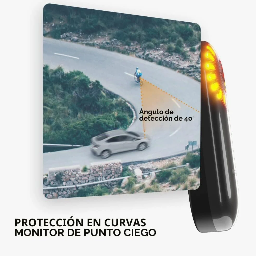 Magene L508 Luz trasera de radar de bicicleta, 5 modos de luz, luz trasera de bicicleta recargable tipo C para ciclismo MTB, bicicleta, batería de larga duración