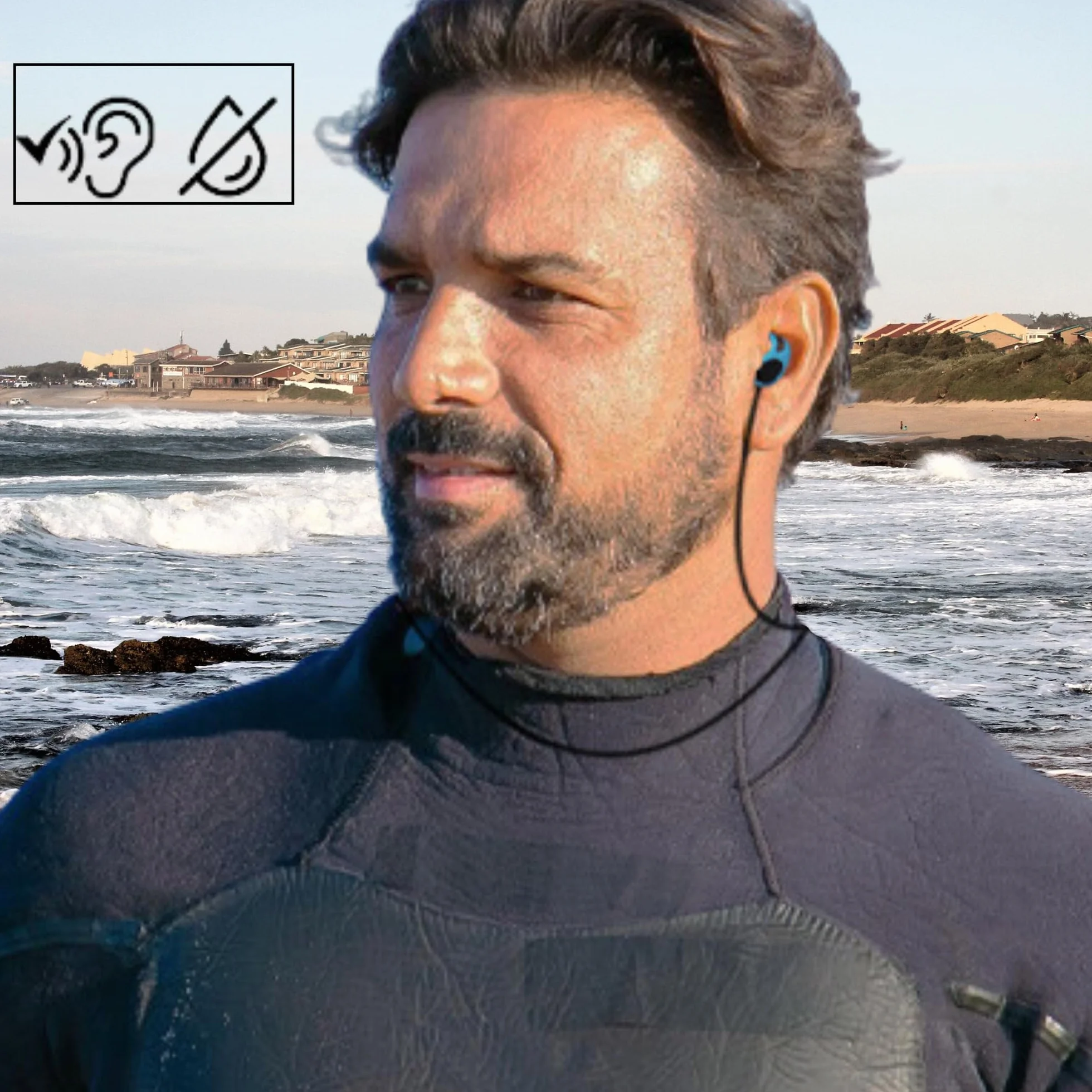 Tapones para Oídos de Natación y Surf - Para Hombres y Adultos - Protección para Piscina - Swimming Earplugs - Surf Ears Plugs