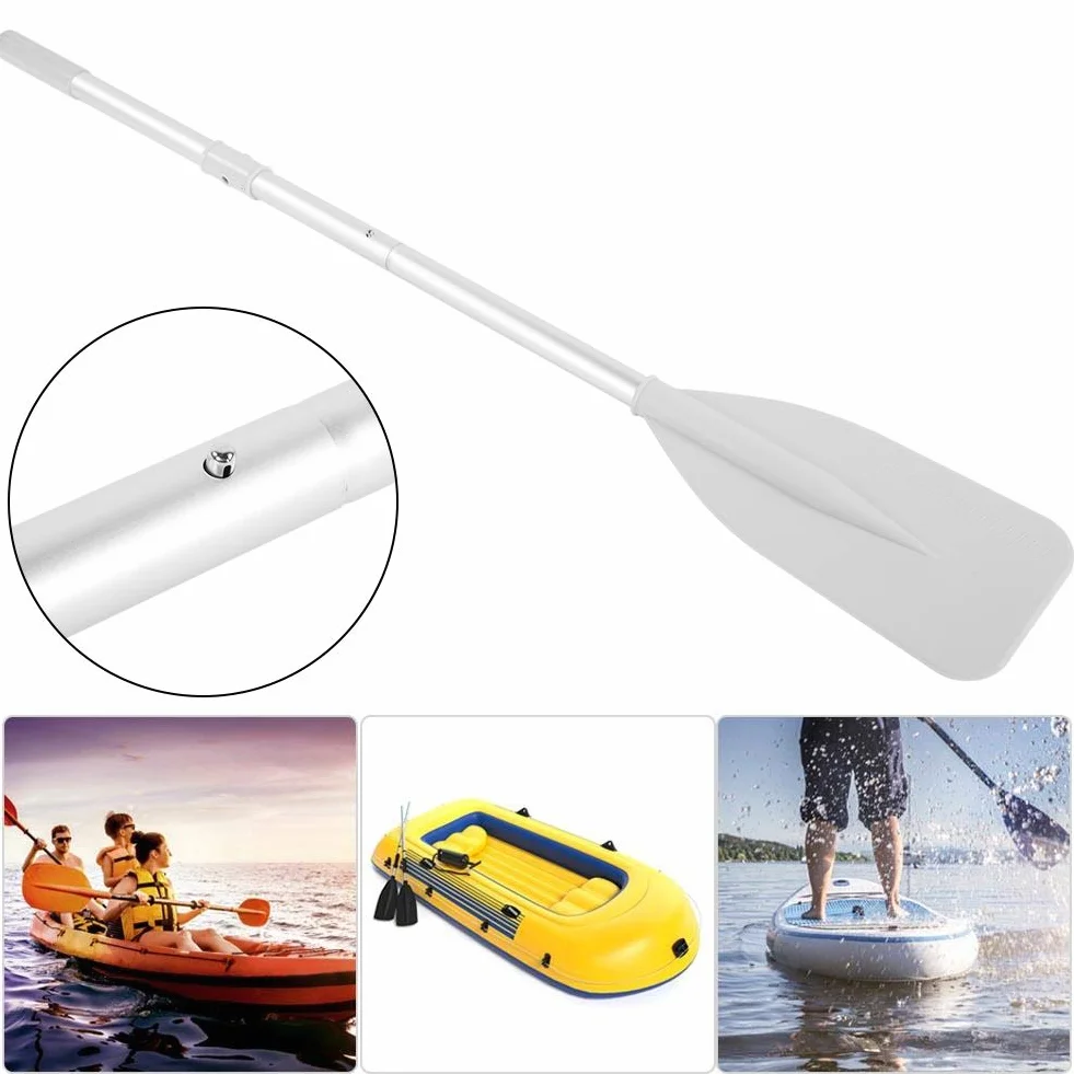 VGEBY Bote Inflable, Alta Resistencia y Ligero, Canoa Portátil con Varillas Aluminio, para Deportes Acuáticos Pesca Viajes Aire 2 Piezas