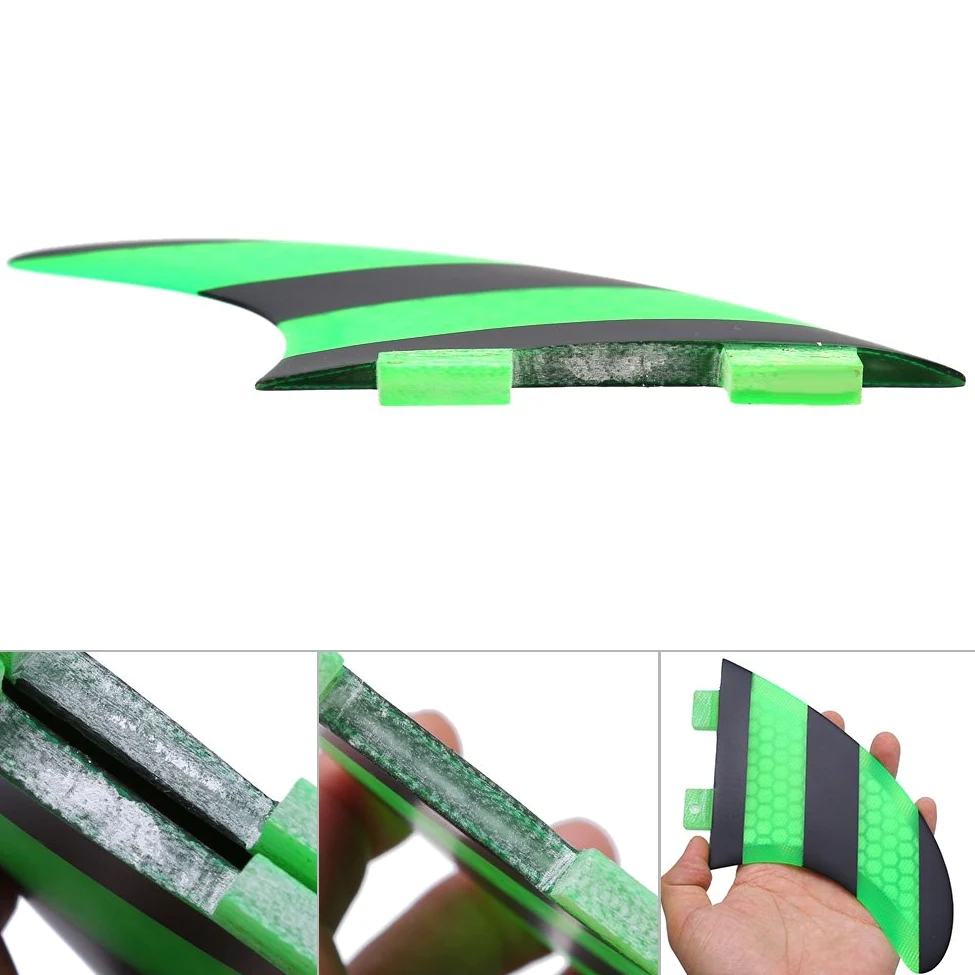 3 piezas de aletas de surf, tabla de surf, aletas, aletas, kayak, aleta, para canoa, surf, kayak Artículos De Natación