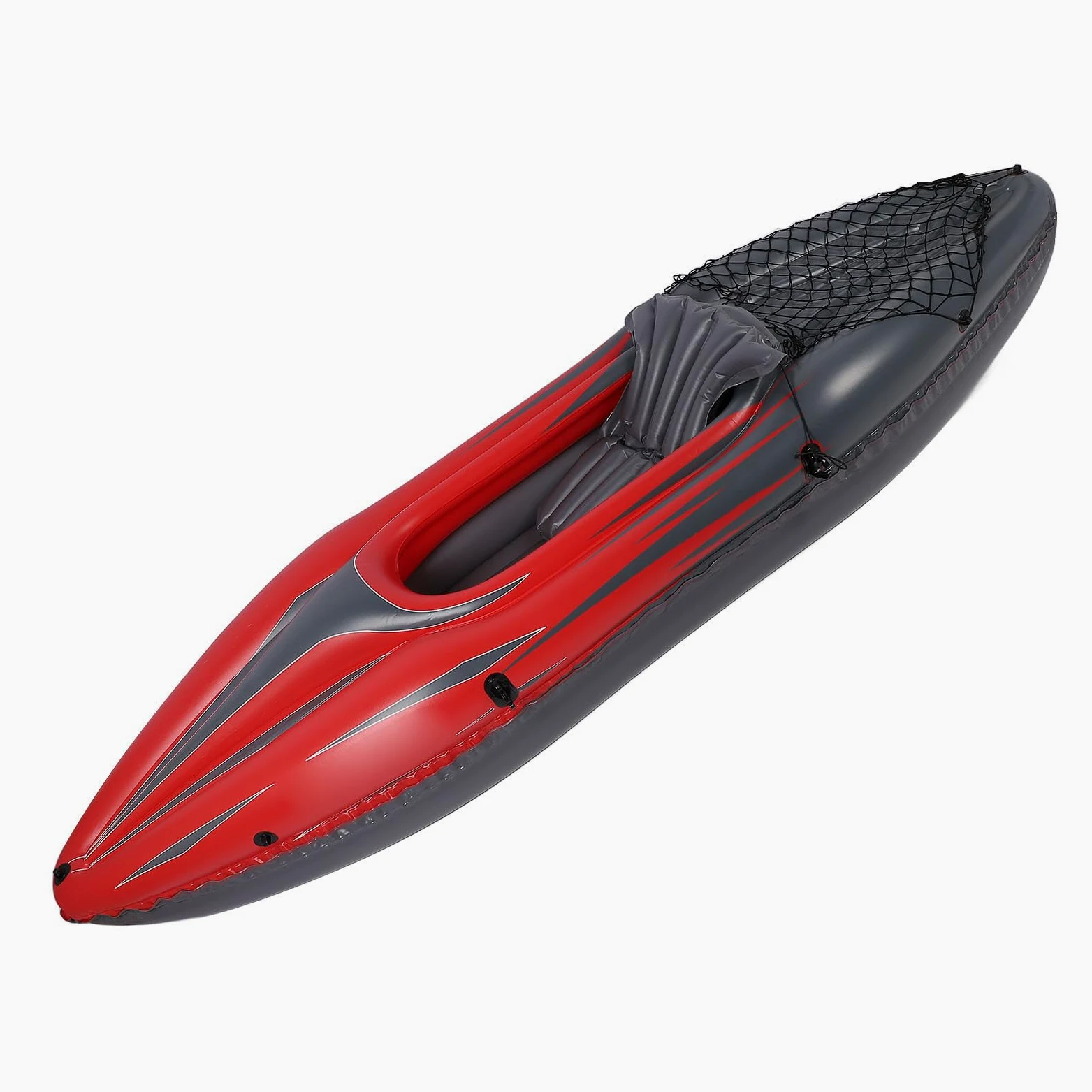 Kayak Inflable, Kayak Inflable de PVC Engrosado para 1 con Paleta de Bomba Manual para Pescar