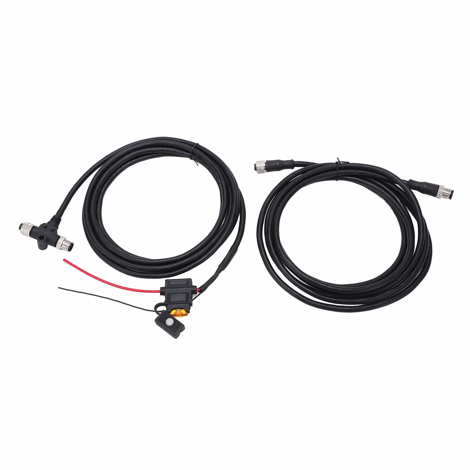 KIMISS NMEA 2000 - Kit de cable de arranque T + cable de alimentación + resistencia macho hembra + adaptador de 3 puertos IP67 impermeable para redes