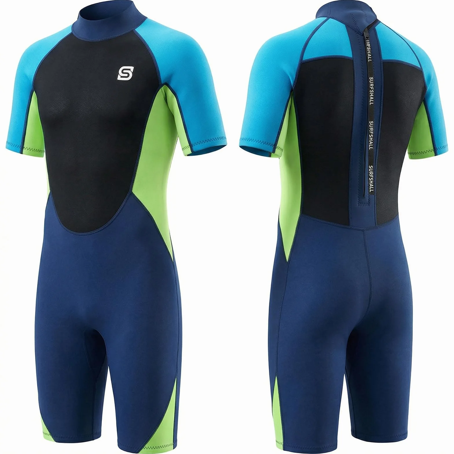 Trajes de Neopreno Niños 2.5mm Espesar Buceo Completo UV 50+ Surf Natación Snorkeling