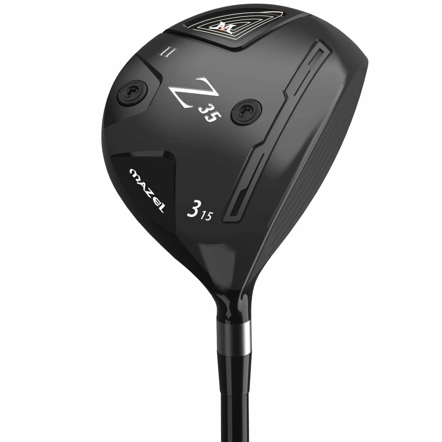 MAZEL Golf Wood Club 3 Madera o 5 Madera Mano Derecha, Titanium Fairway Woods Grafito Eje 44 pulgadas