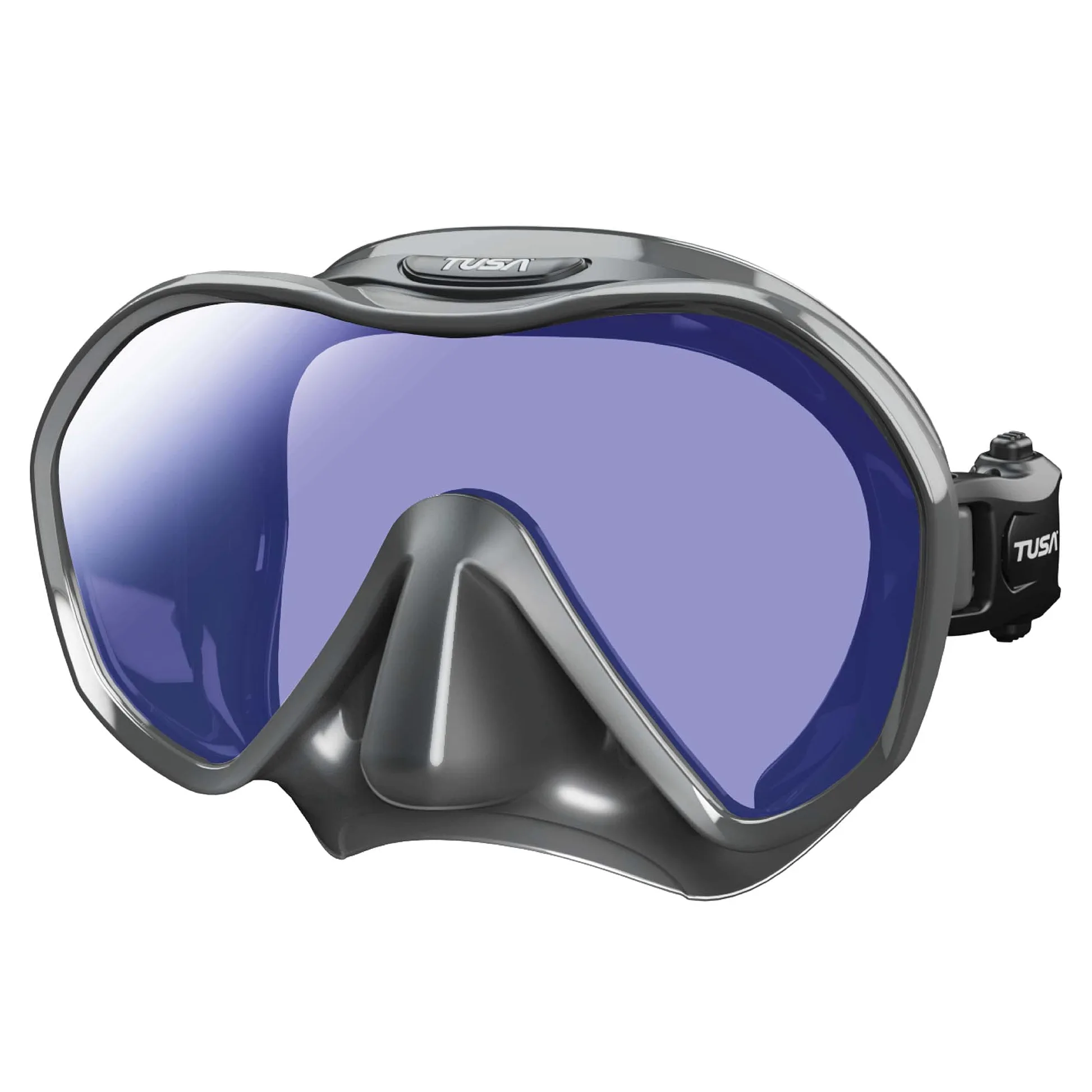 TUSA M-1010S Zensee Pro - Máscara de buceo, color plomizo