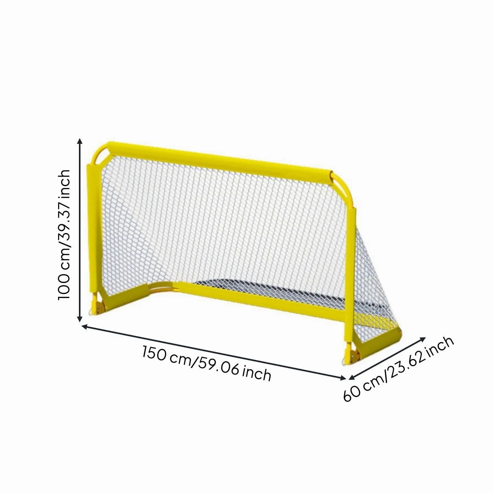 Portería de Fútbol Infantil Meta para Niños Arco Plegable Red Portátil con Malla sin Nudos de Oxford Esquinas Redondeadas Estabilidad Fácil de