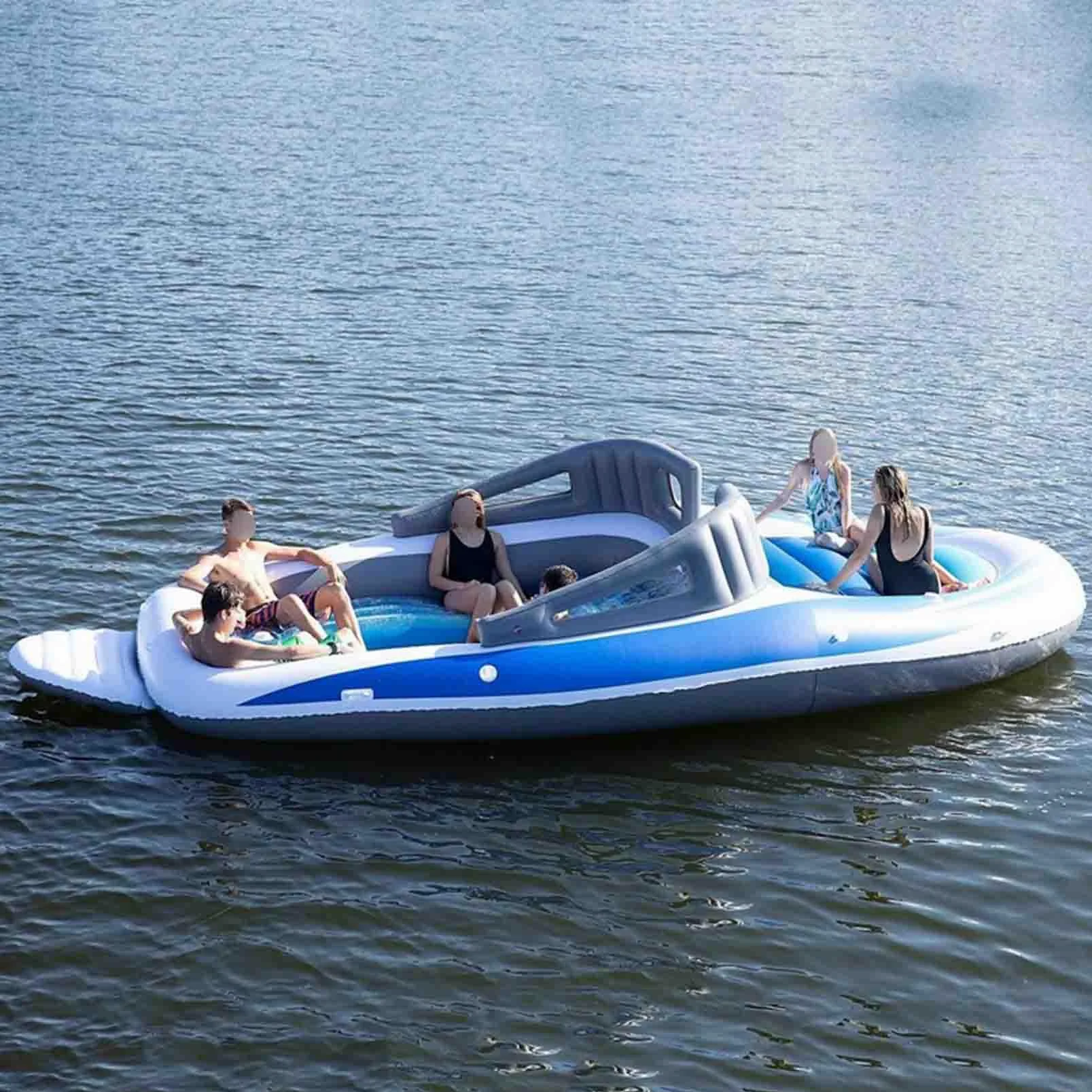 Bote Inflable Bote De Pesca Inflable for Adultos 1-6 Personas Bote Inflable for Niños Balsa Inflable for Pesca Balsa Inflable Kayak Inflable