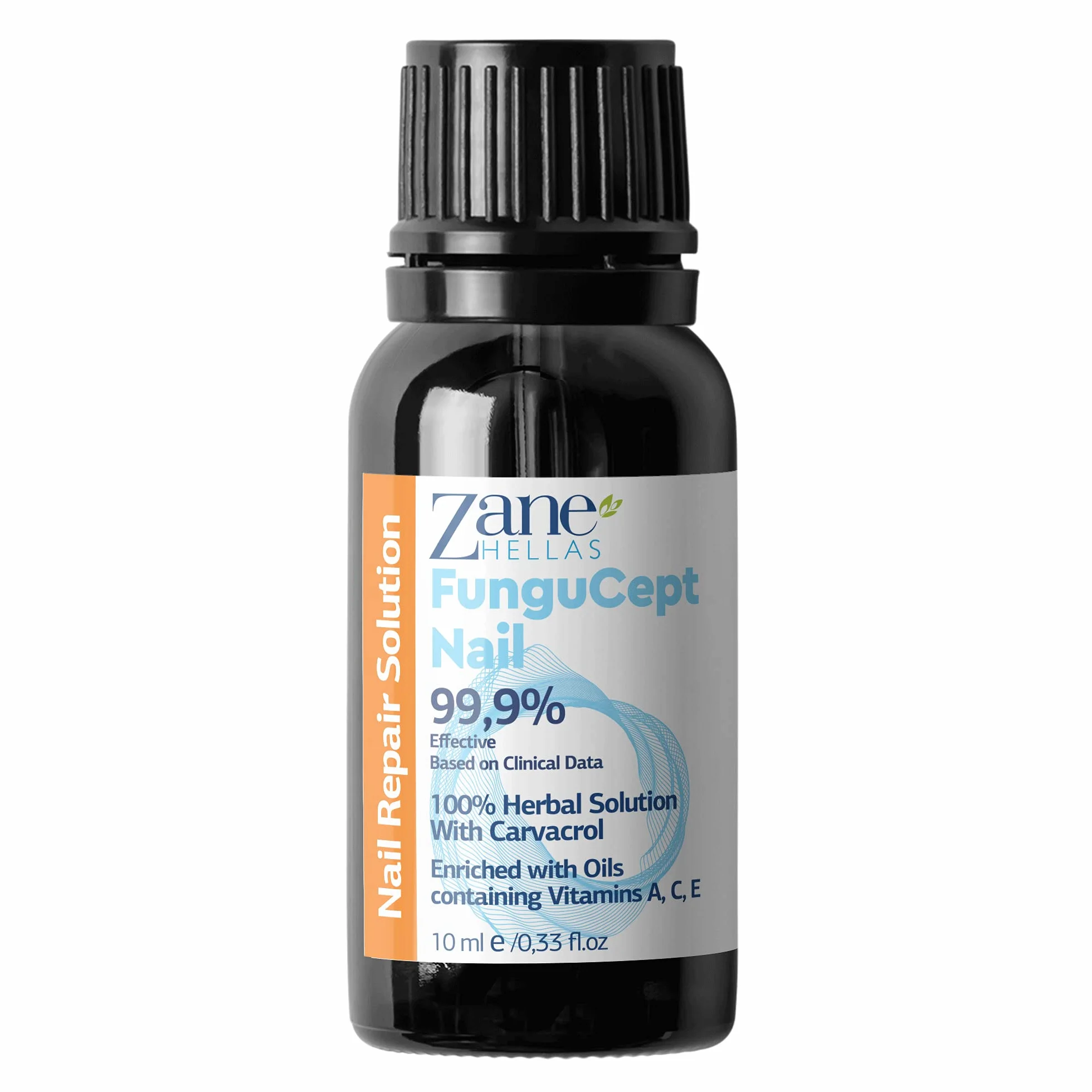 Zane Hellas FunguCept Nail Solución Antimicótica para Uñas 0.33 oz 10 ml