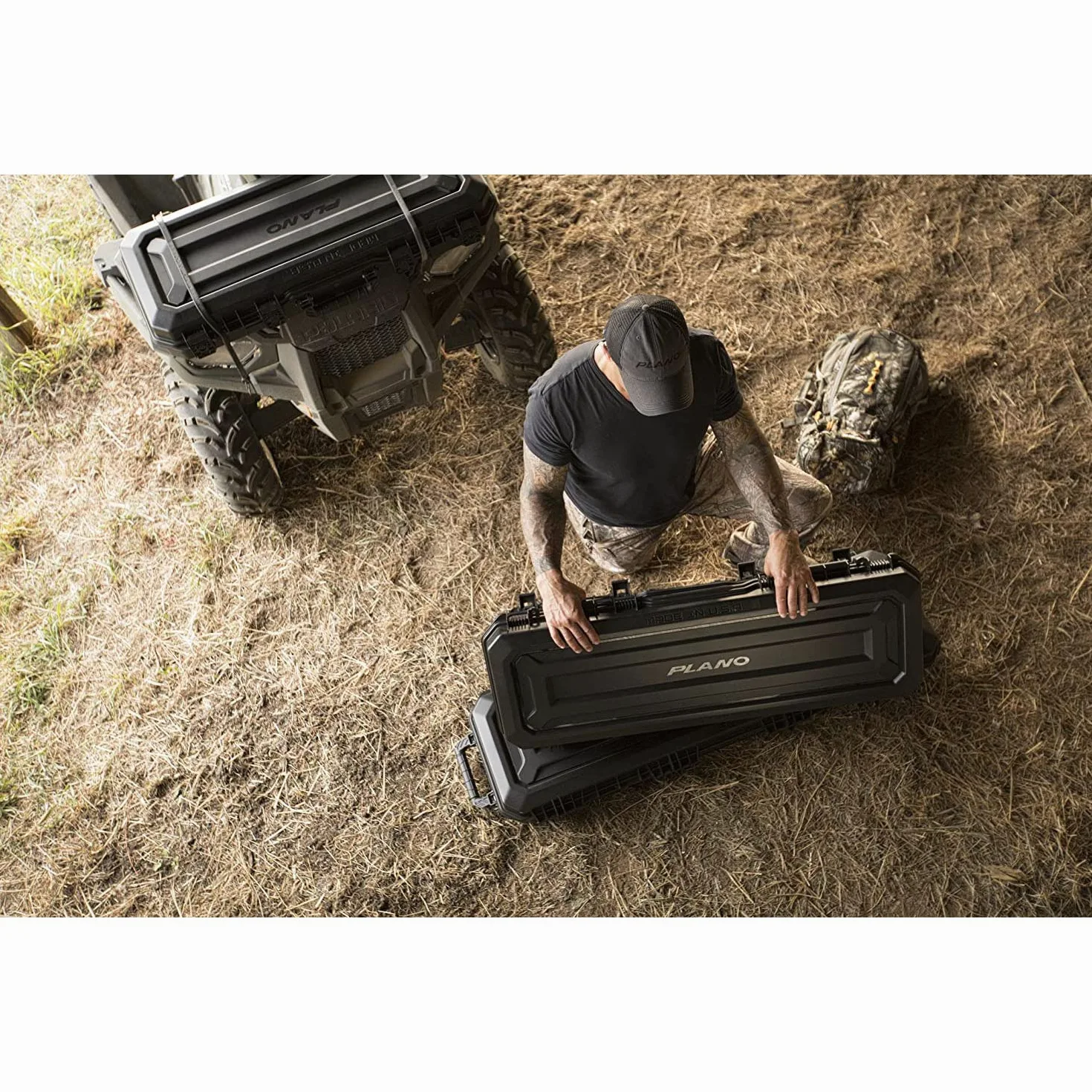 Plano All Weather113cm Estuche Protector Funda para Rifle, cámara, Objetivo, Herramientas y Vuelo,IP66 Impermeable, a Prueba Polvo, Resistente a los Golpes e Inserciones Espuma Personalizables