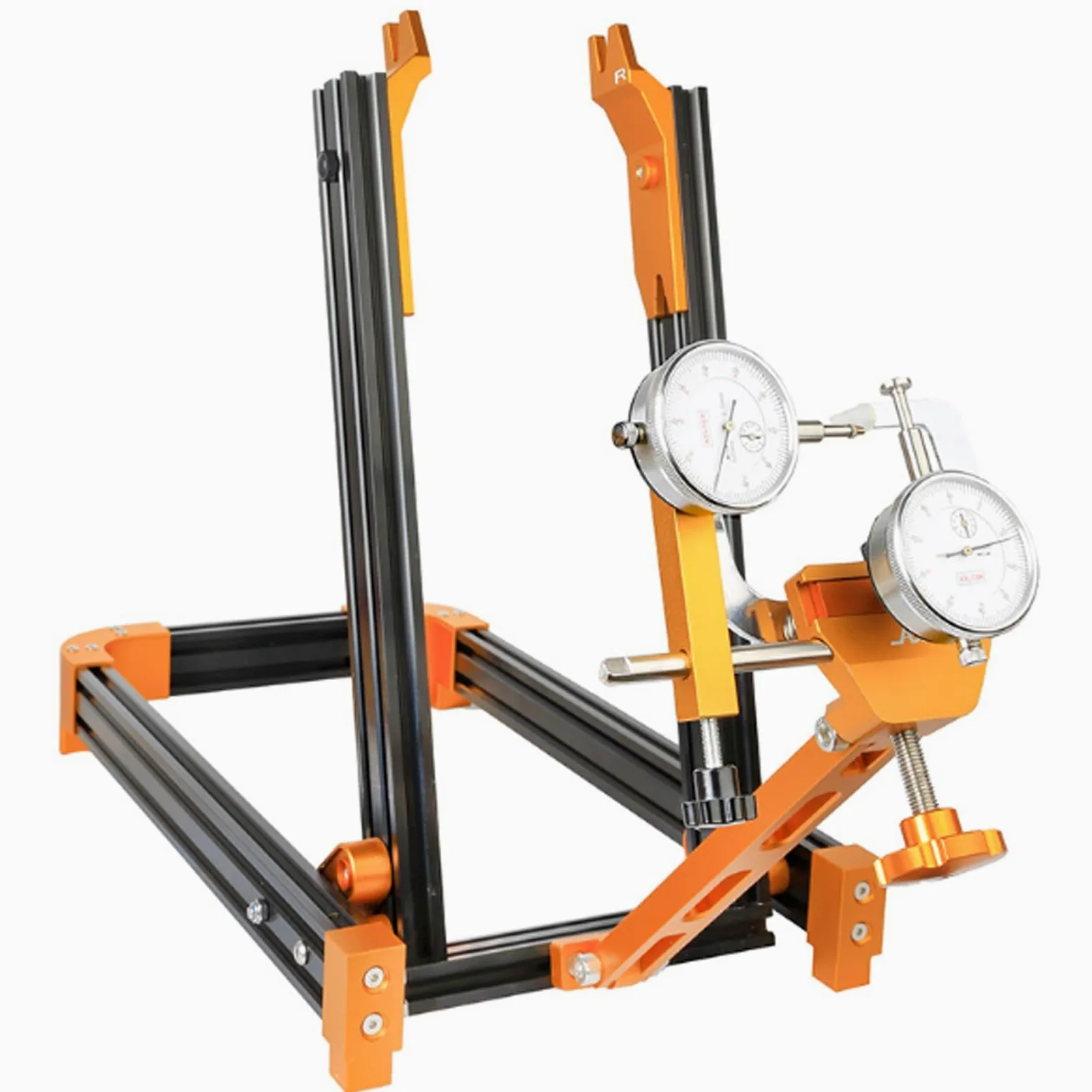 Soporte Rueda de Bicicleta Aleación de Aluminio Liberación rápida 100-135 mm Eje pasante 110~150 mm Soporte de reparación Mantenimiento Soporte equilibrador de neumáticos