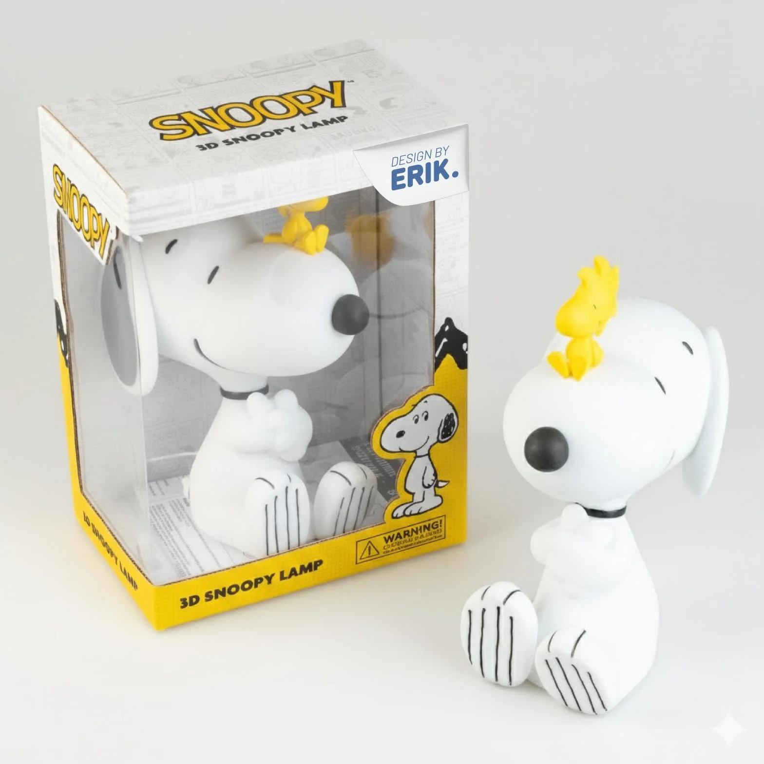 Grupo Erik Snoopy Lampka Nocna USB/Pilas Dekoracja Pokoju Dziecięcego