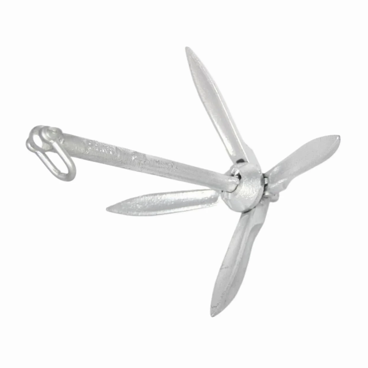 Ancla de rezón plegable Ancla de acero inoxidable pulido con rezón for embarcaciones. Ancla de garra. Ancla plegable, herrajes de anclaje for anclaje con rezón for embarcaciones Cómoda y portátil, esp