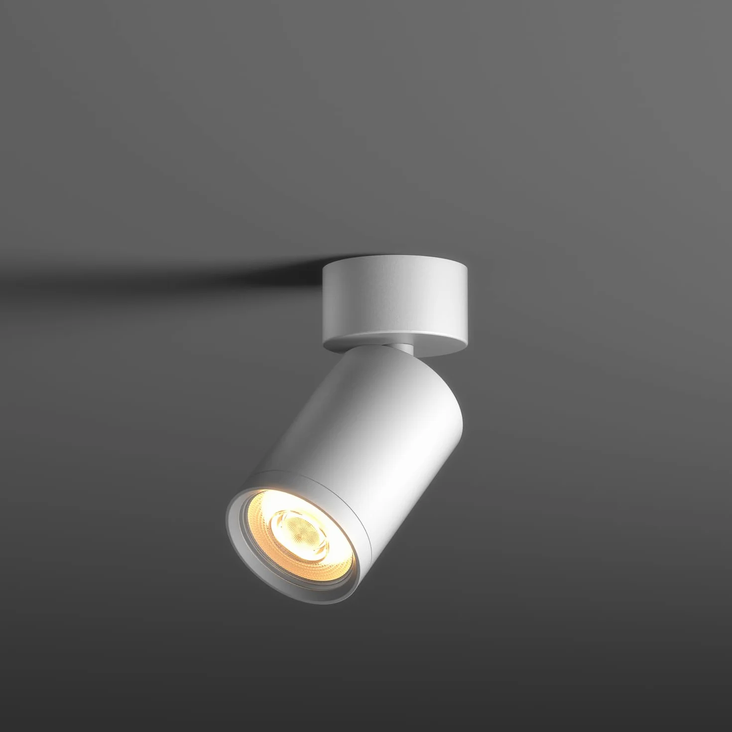 TRAXON LUXPOINT Foco de Superficie Orientable GU10 Aplique Techo Aluminio Ajustable Iluminación Direccional Interior