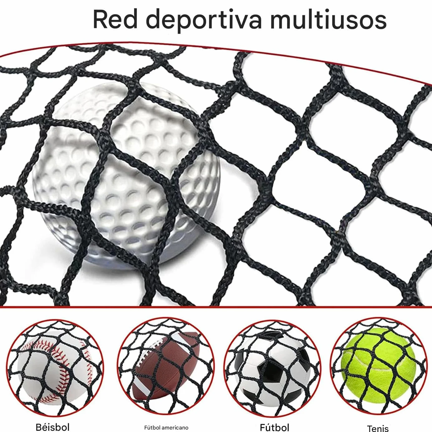 Red De Golf para Golpear | Red De Práctica De Golf 3x3m,Entrenador Deportivo Multiusos para Pelotas En Interior/Exterior Jardín Garaje Camping