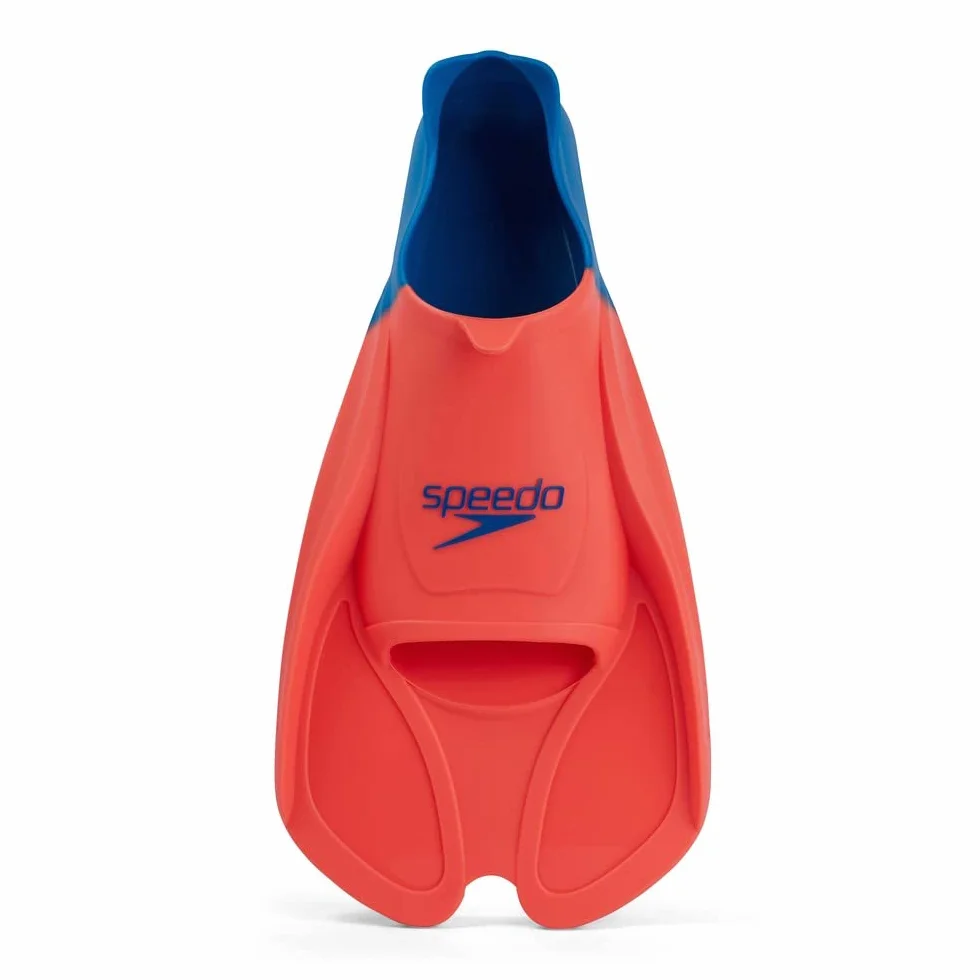Speedo Biofuse TF Aletas de natación Unisex Adulto Naranja Azul 4-5