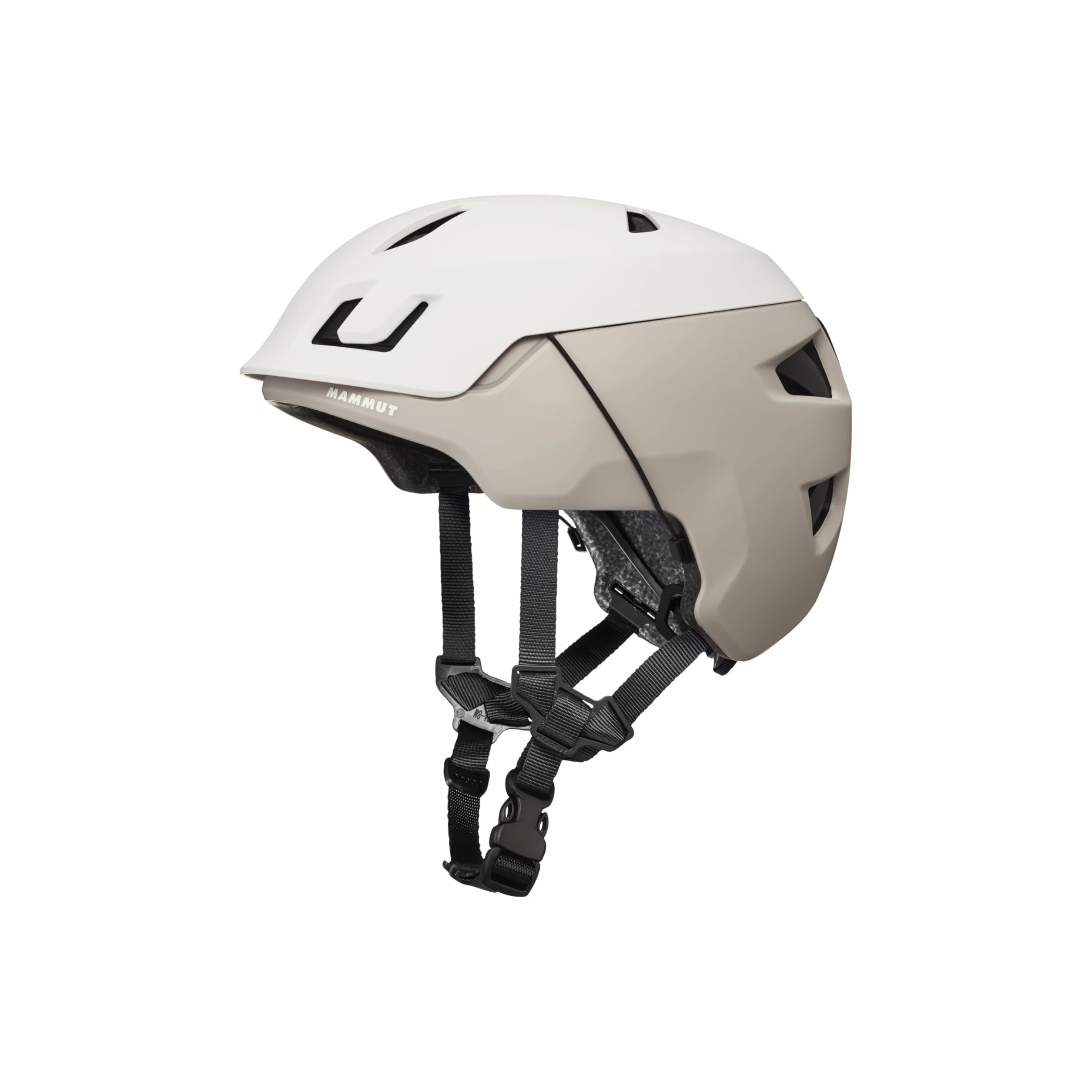 Mammut Casco Haute Route | para esquí, Ciclismo y Escalada, Accesorios de montaña | Blanco-Savannah, 51-55 cm
