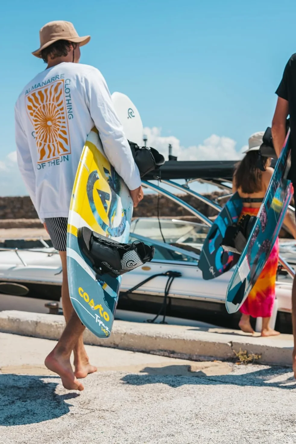 Brunelli Coasto Topaz 140 Mancuernas flexibles para wakeboard 39-46
