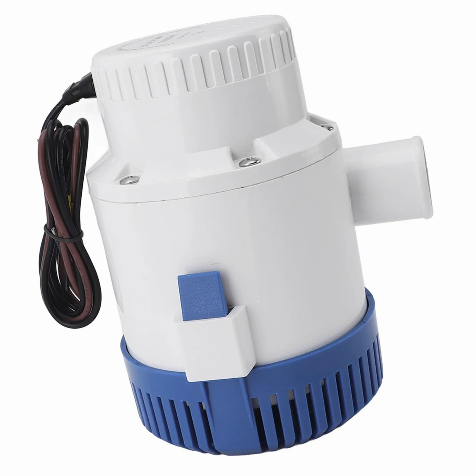 VBESTLIFE Bomba de Achique, Bomba de Achique Marina de 3700 GPH con Alto Flujo, de Sumergible Silenciosa para RV, ABS a Prueba de óxido, Compacta para Drenaje de Emergencia, 12 V (12V)