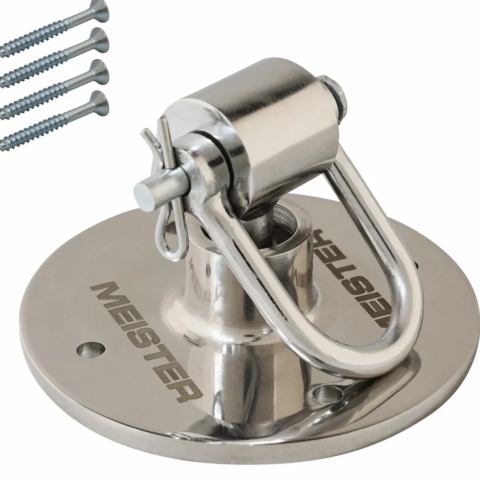 Meister Speed Bag Swivel - Soporte de Acero Inoxidable con rodamientos de Bolas de 360°