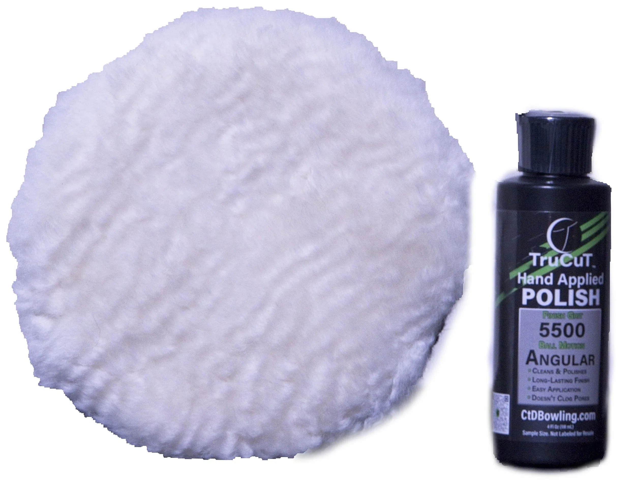 TruCut Kit de iniciación de esmalte aplicado a mano, 4 onzas, incluye almohadilla de pulido CtD, aprobado por USBC, restauración de bolas de bolos, kit de pulido de bolas de bolos, suministros y