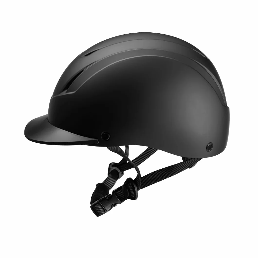 PFIFF 103119 ProtectionX - Casco de equitación para Adultos, tamaño Ajustable, con Sistema de ventilación, Color Negro, Talla 52-56 cm (S) y 55-59 cm (M)
