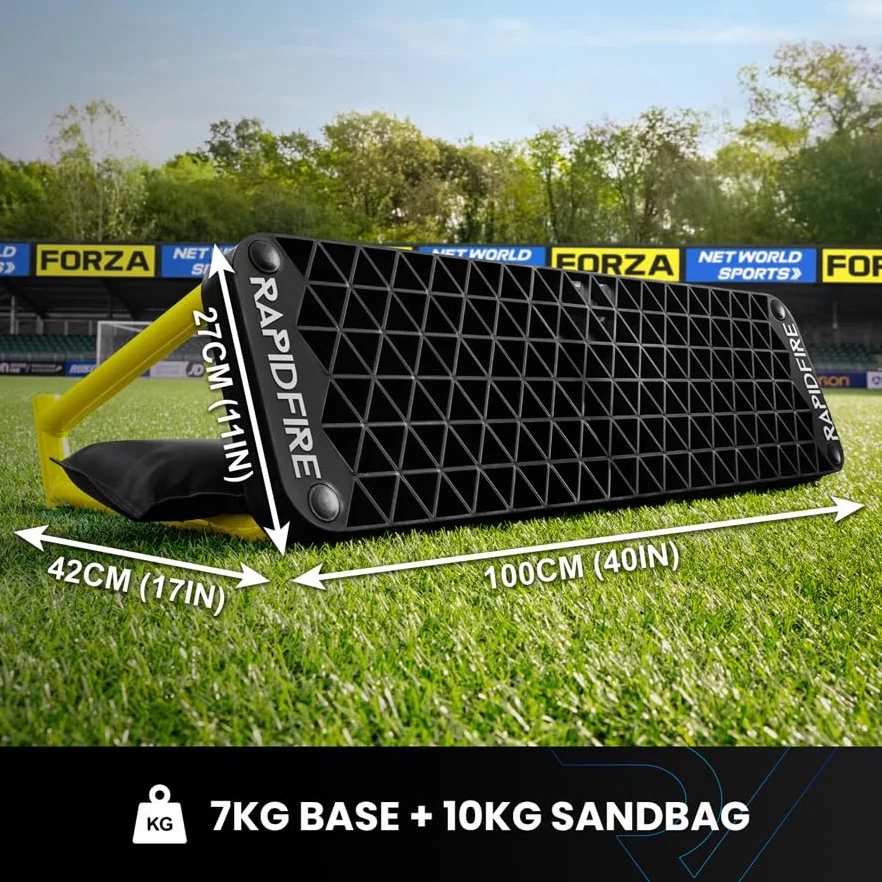 FORZA Wave Soccer Rebounder 4 en 1 Tablero de rebotes y pases - Estándar o XL