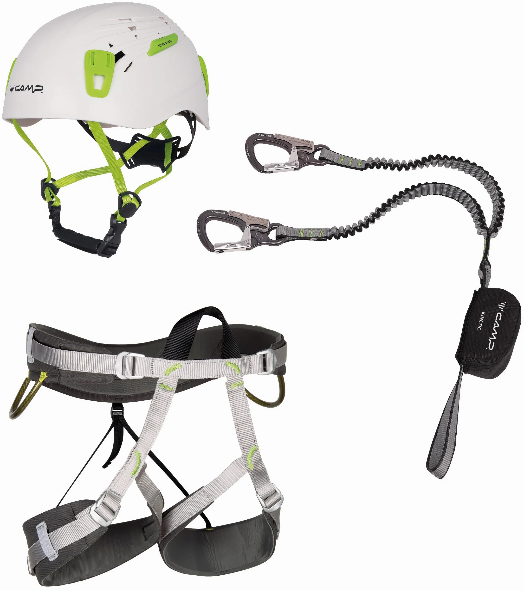 C.A.M.P. Kit Ferrata Kinetic Rewind Energy Team - Kit FERRATA Kinetic Rewind Energy Team - 3357/3563-S / 212701-3 - S Unisex Adulto