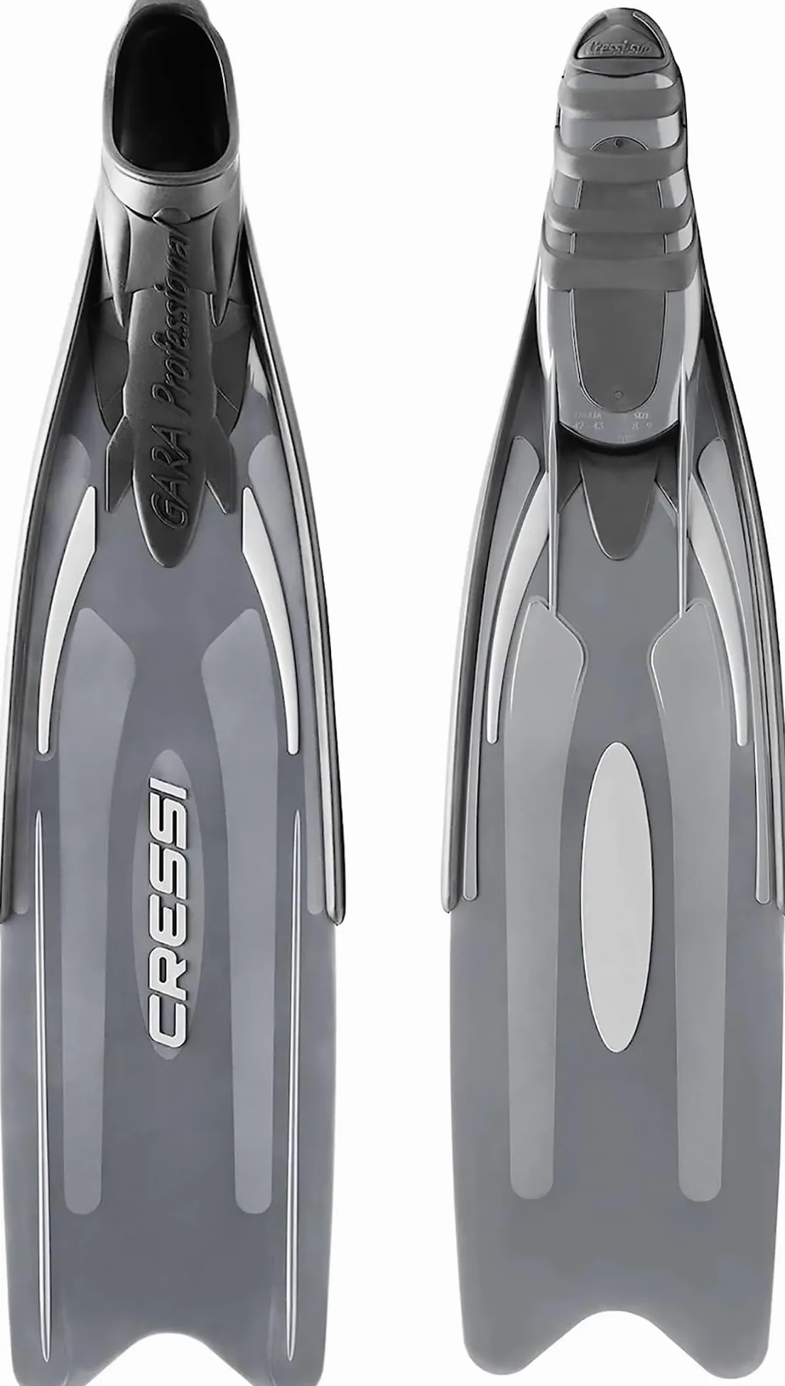 Aletas de Hoja Larga Suaves de Bolsillo Completo para Buceo Libre | Gara Professional LD Fabricado en Italia por Cressi: Calidad Desde 1946