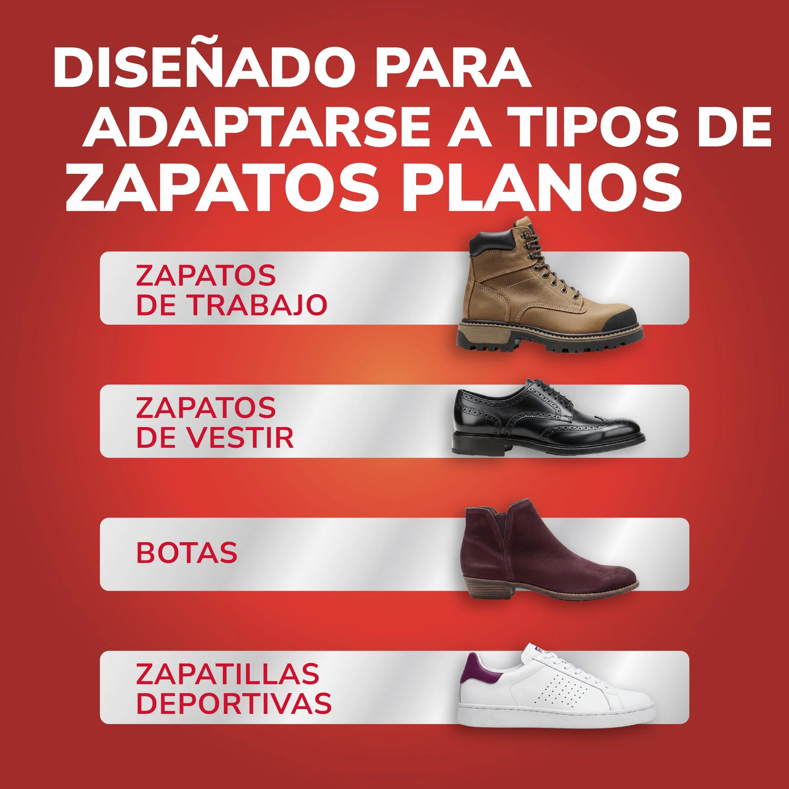Scholl Plantilla In-Balance Alivio Dolor Rodilla Talón 1 Par Blanco Talla L 42.5-45 2 Unidades