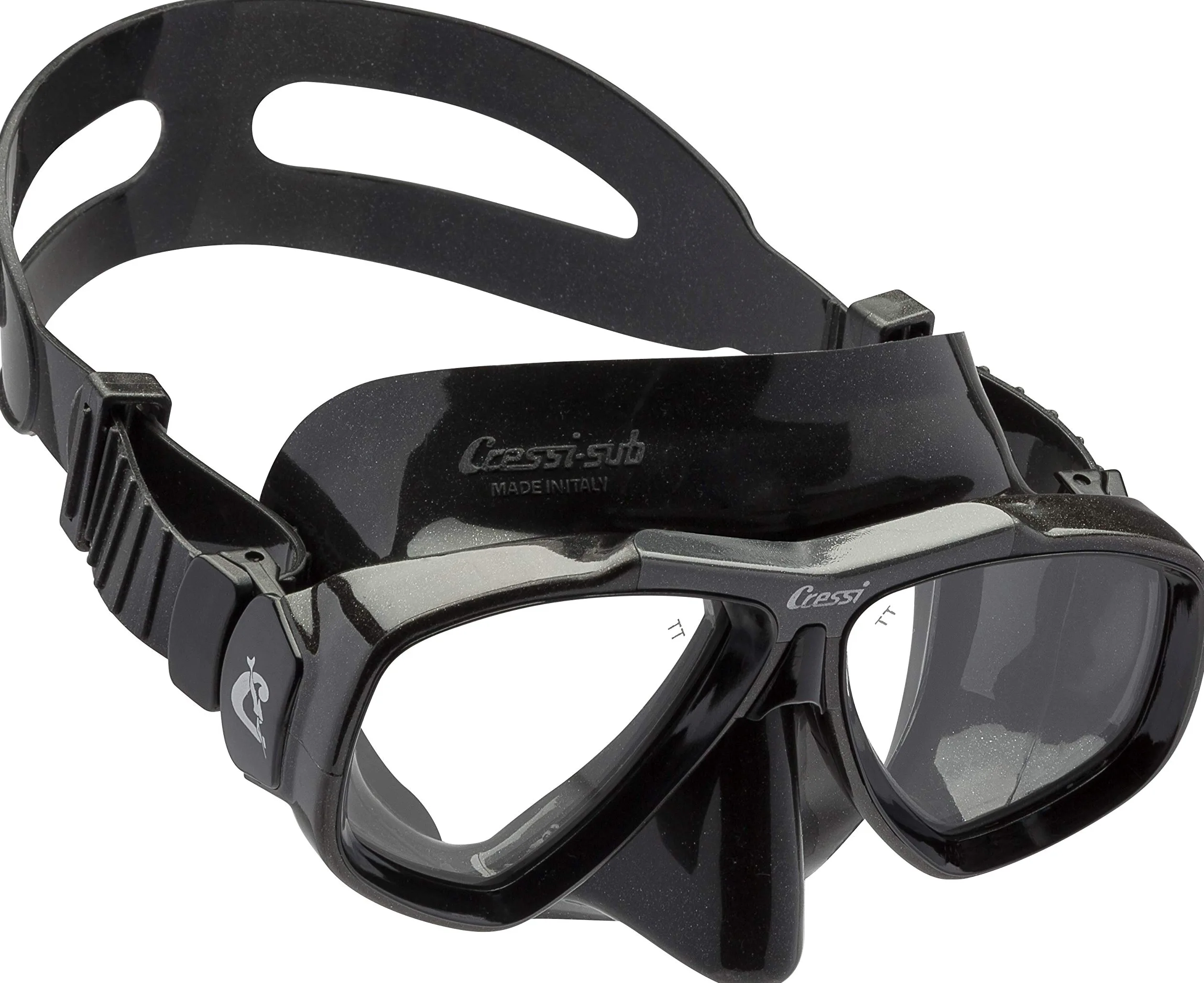 Cressi Tauchmaske Erwachsen Focus Optische Gläser Möglich Gafas de Buceo, Unisex, Negro