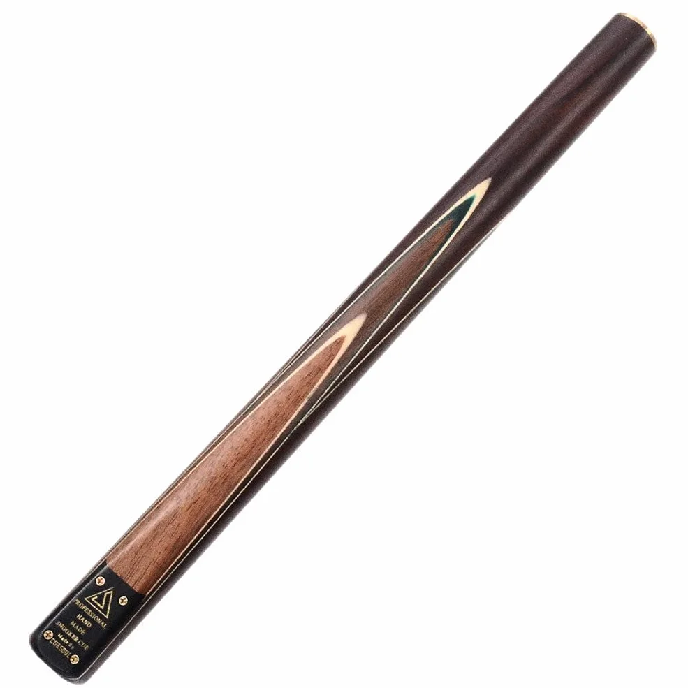 CUESOUL Clásico Hecho a Mano de 57 Pulgadas Rosewood 3/4 Pieza Snooker Cue con Caja Negro y Aluminio Telescopio Extensión