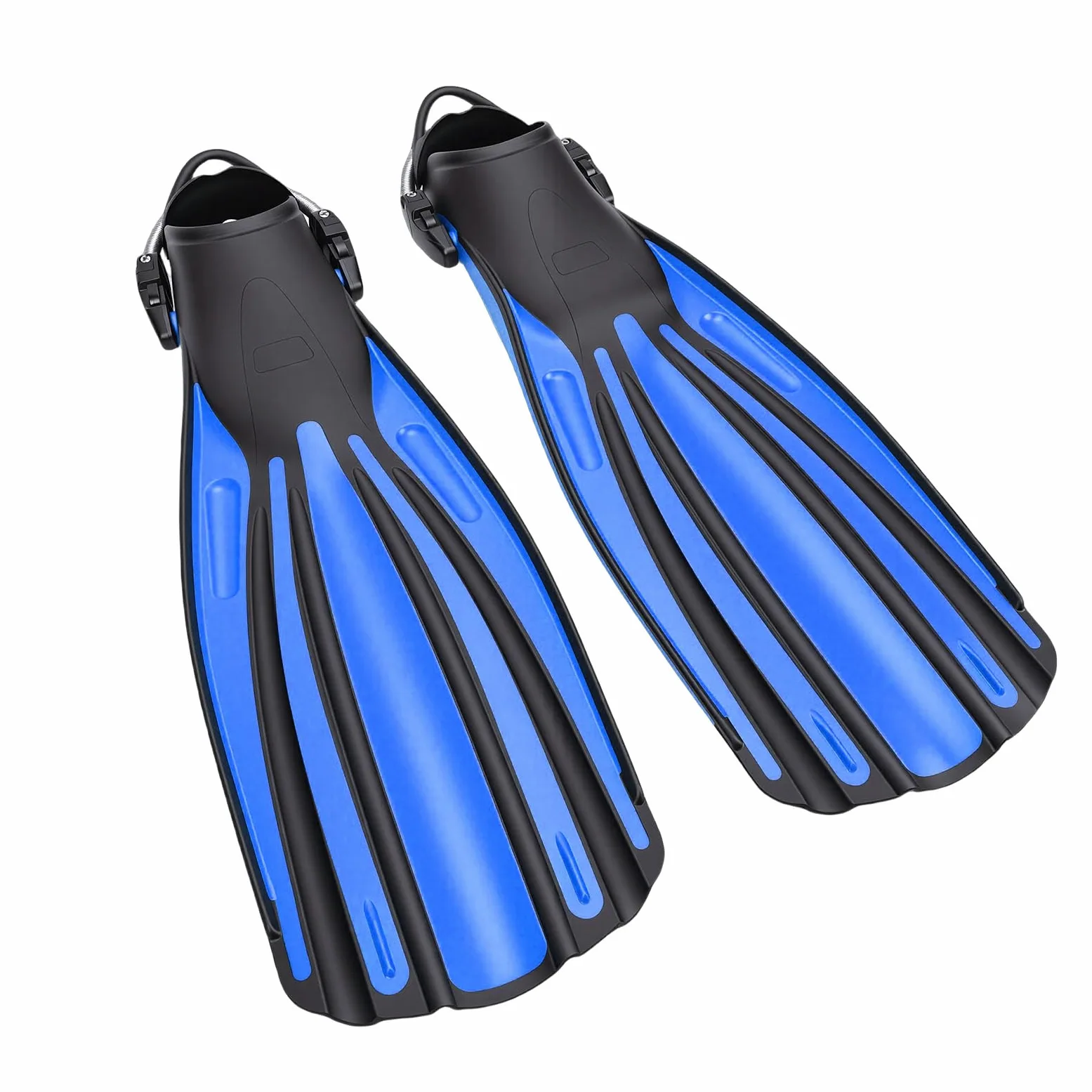 Bewinner Bewinner Aletas de Buceo Profesionales Ajustables para Buceo Profundo y Surf, Aletas de Natación Largas para Entusiastas del (XL)