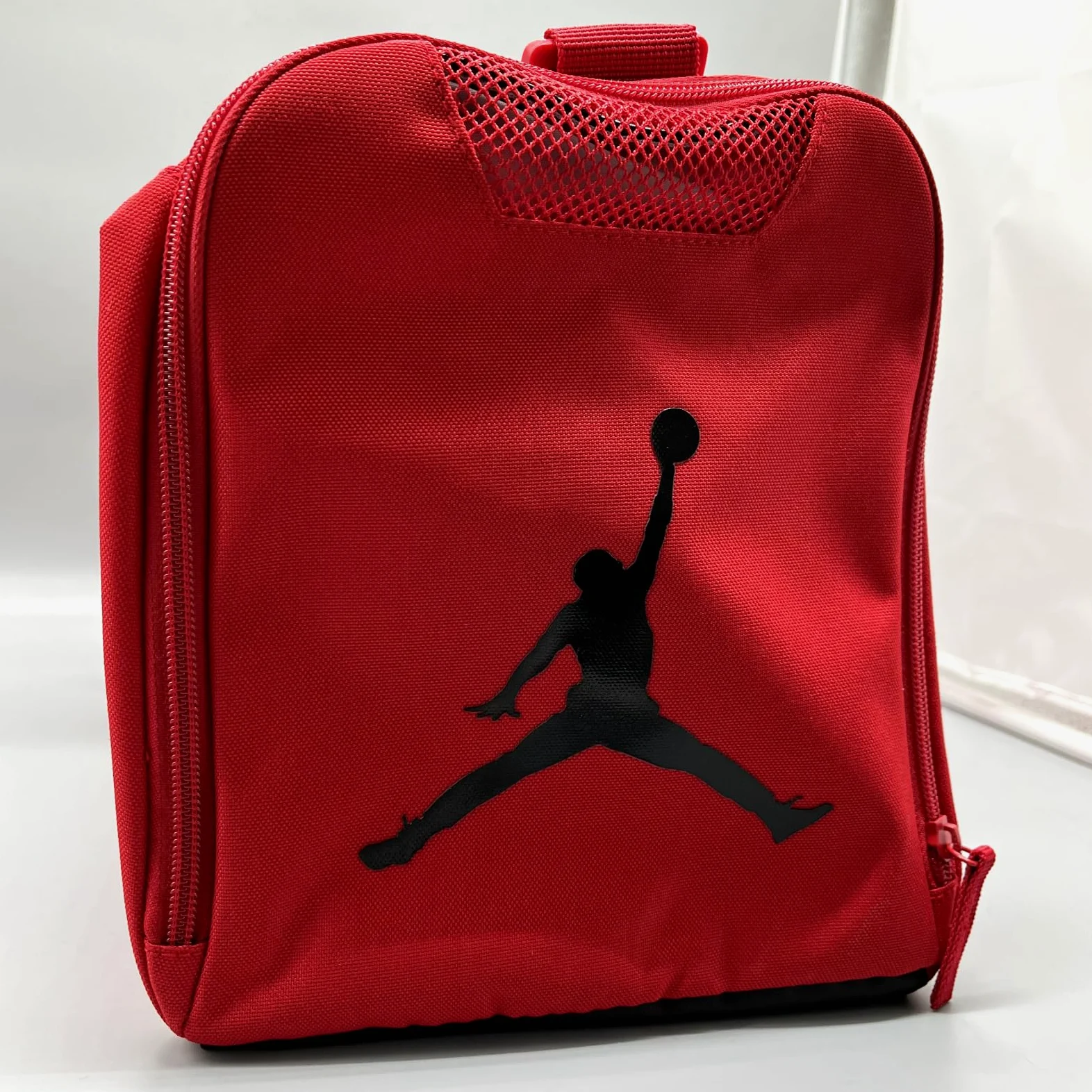 Nike Air Jordan - Bolsa deportiva pequeña (55 L), Rojo (Gym Red), Jordan Sport - Bolsa de lona