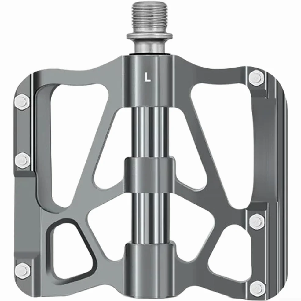 Honseadek Pedales de bicicleta, plataforma de 9/16 pulgadas de ancho con 3 rodamientos sellados, aleación CNC Alusmallum antideslizante para bicicletas plegables de carretera de montaña, color