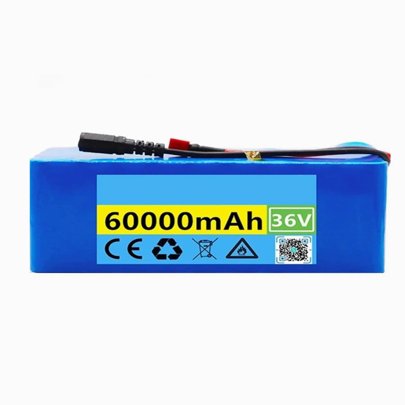 Batería de Litio de 48 V, 60000 mAh, BMS Incorporado, for Scooter eléctrico(XT60)