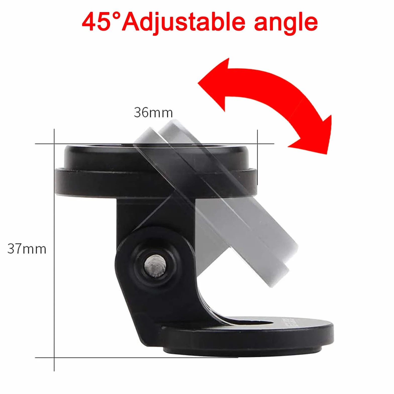 Soporte Ordenador Bicicleta, Compatible para Garmin Edge, Wahoo Elemnt, Bryton, Cat Eye Soporte Ordenador MTB Manillares Potencia (Ángulo Ajustable)