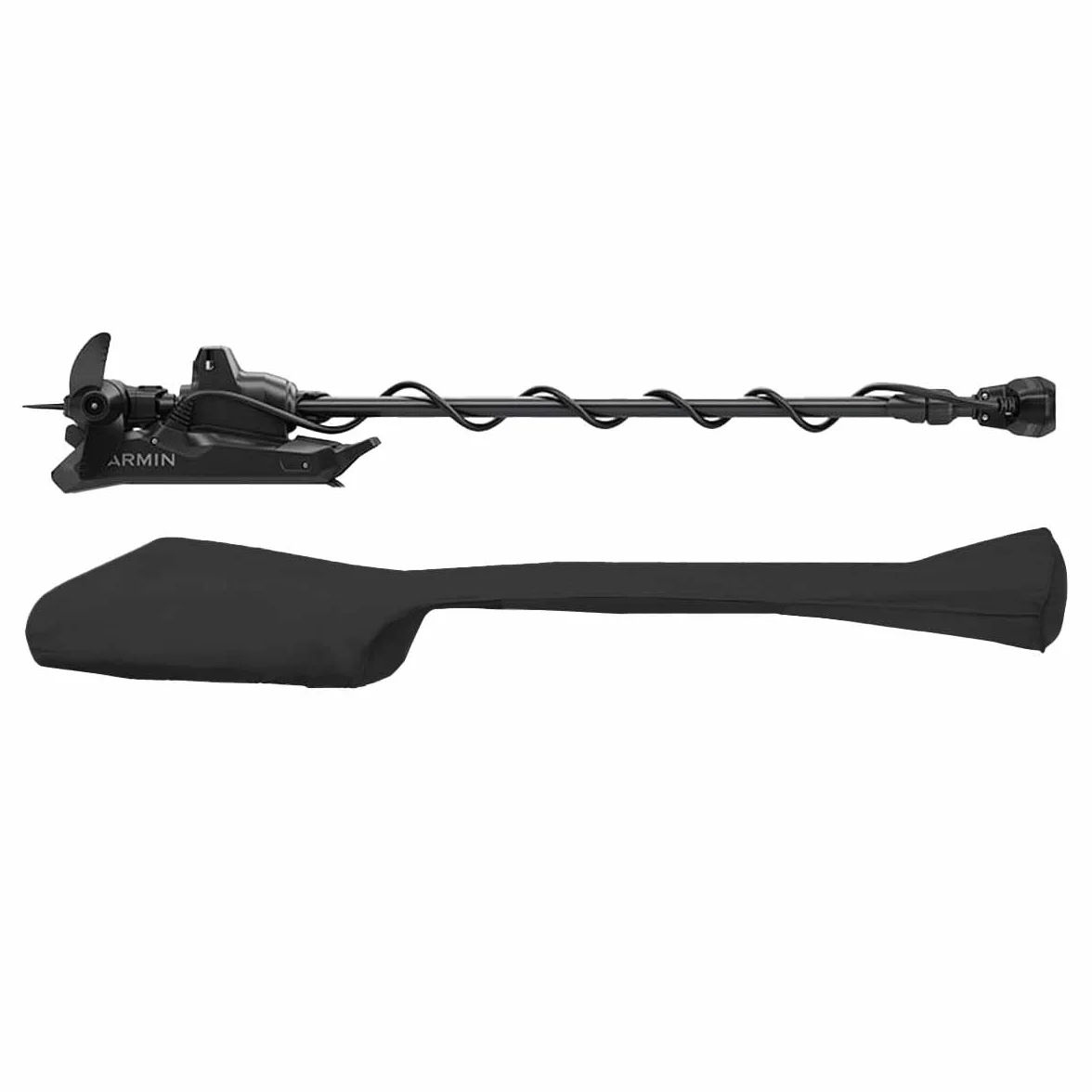 Oceansouth Funda personalizada diseñada para motores de arrastre Garmin (cubierta compatible con Force Kraken, 2286 mm, negro)