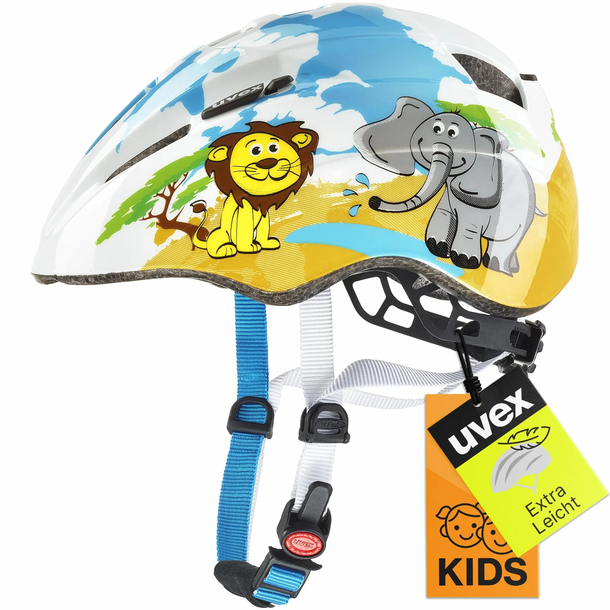 uvex Kid 2 - Casco Ligero Infantil - Ajuste de Talla individualizado