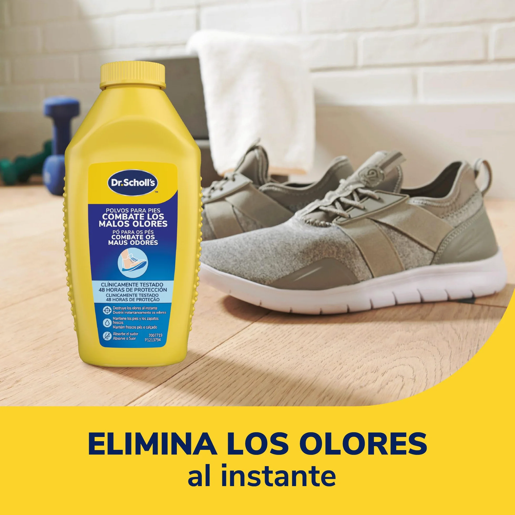 Dr. Scholl's Odor-X Ultra Antiolores 6.25 oz sin talco elimina olores absorbe sudor