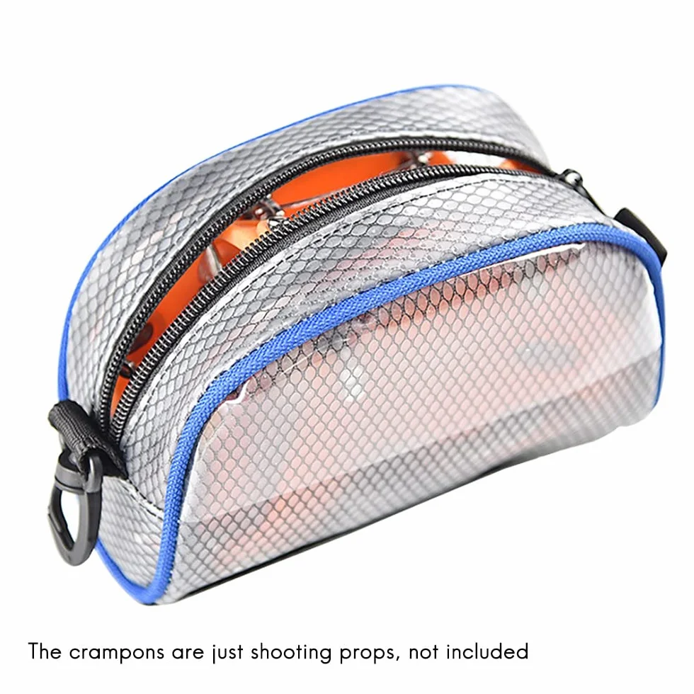 Bolsa para crampones resistente al desgaste, resistente a arañazos, accesorios pesados, bolsas de almacenamiento para montañismo