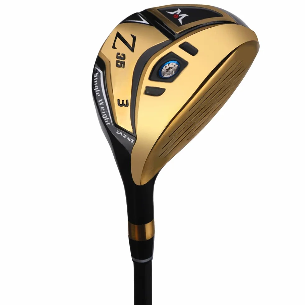 MAZEL Golf Fairway Wood - Palo de golf para hombre, 3 maderas, 15 grados, 44 pulgadas, eje de grafito para diestros