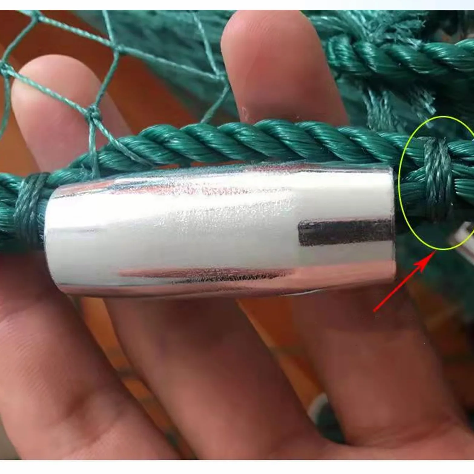 Red de pesca de arrastre, hecha a mano de material termoplástico para pesca, altura de 2 m, longitud de 5 m a 50 m, plántulas de peces limpios