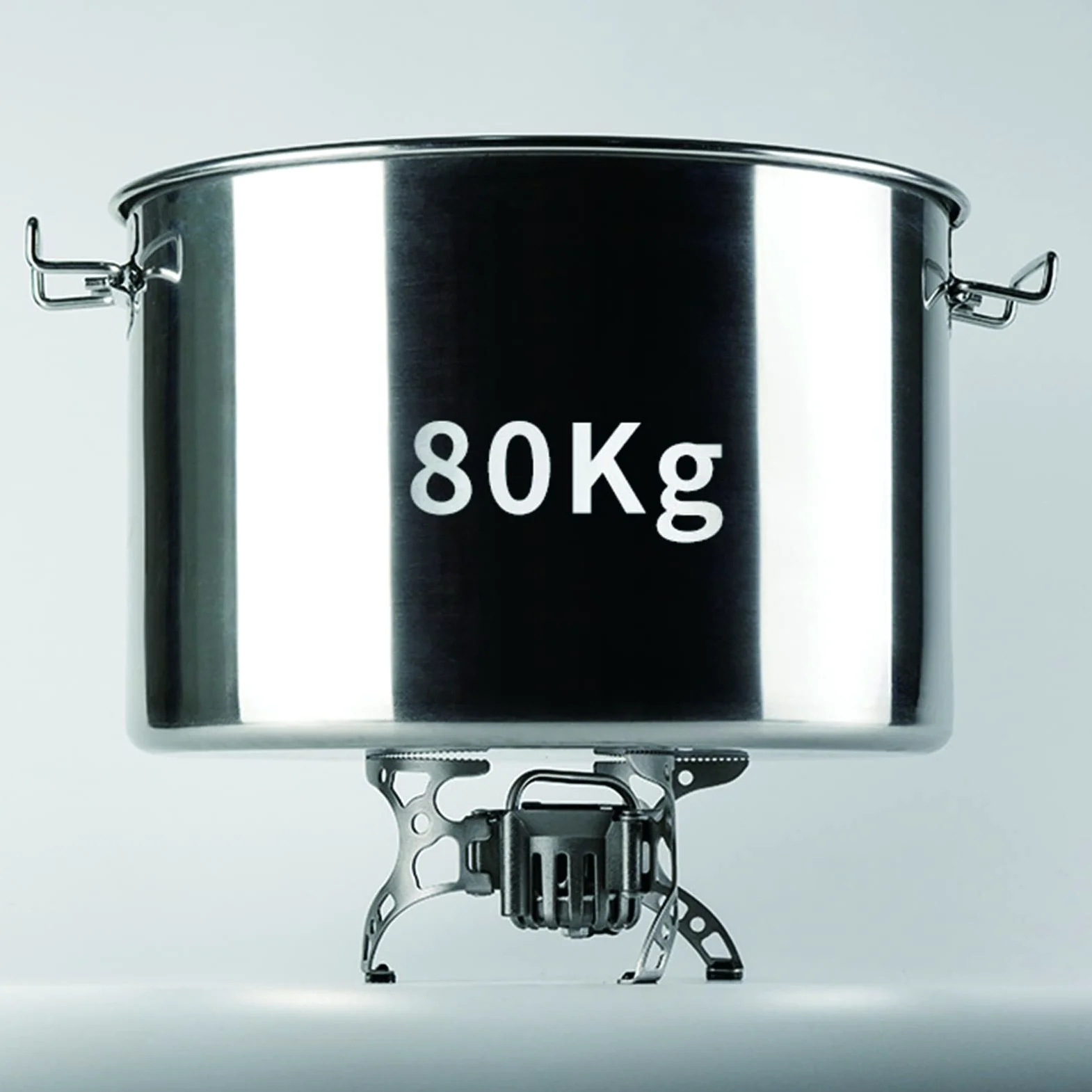 BRS-8 - Cocina de exterior multicombustible - Estufa de queroseno portátil con quemadores de gas plegables para acampar y cocinar picnic