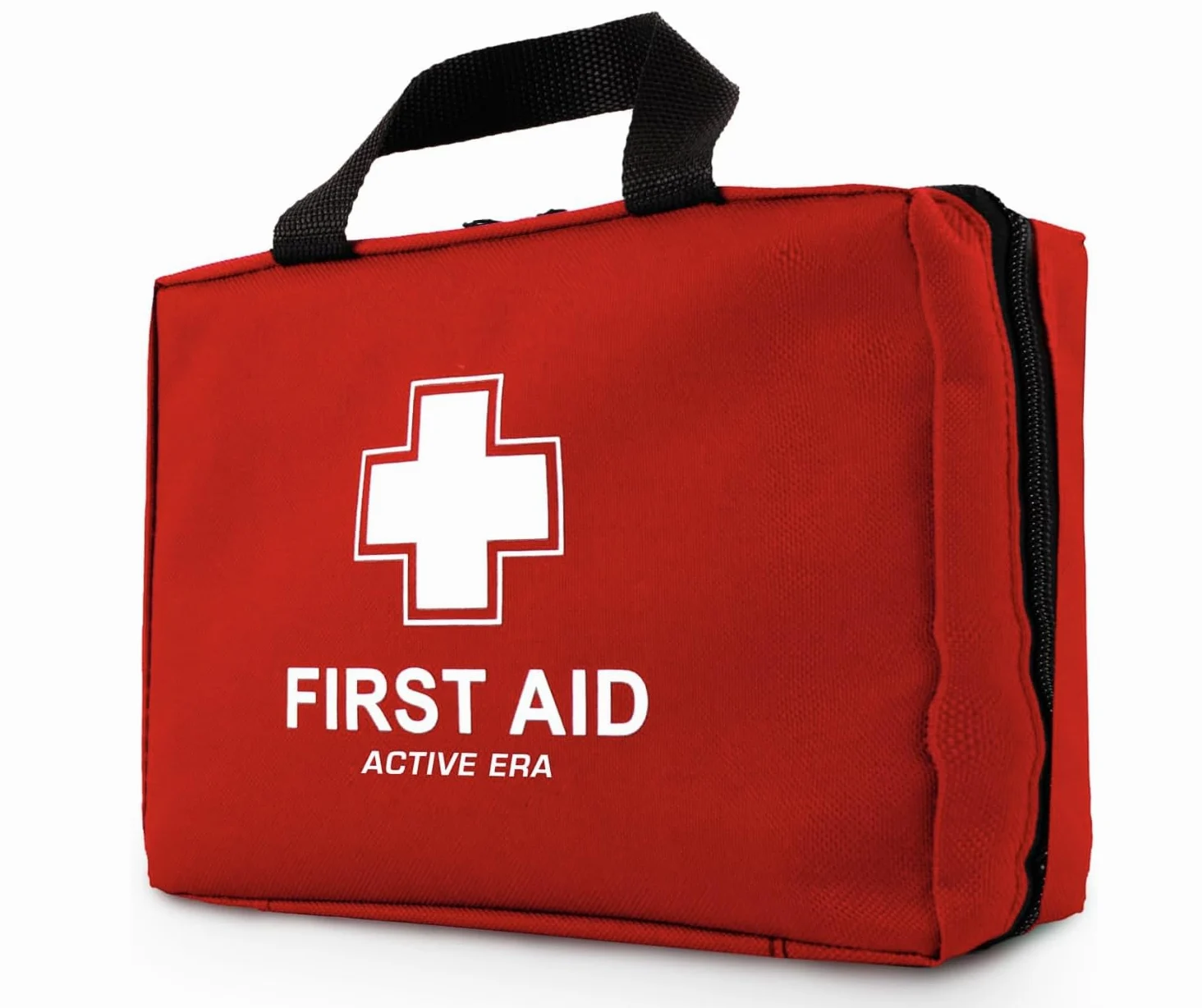 Paquete de emergencia - Bolsa de primeros auxilios de alta calidad con 200 artículos - Incluye enjuague para los ojos, 2 paquetes fríos y mantas de emergencia para el hogar, la oficina, el coche o la